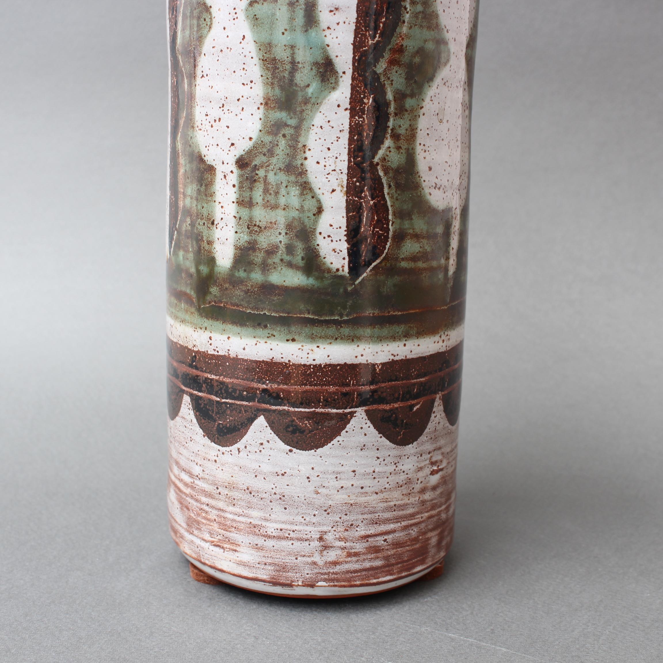 Vintage French Ceramic Flower Vase by Michel Barbier, circa 1960s 3