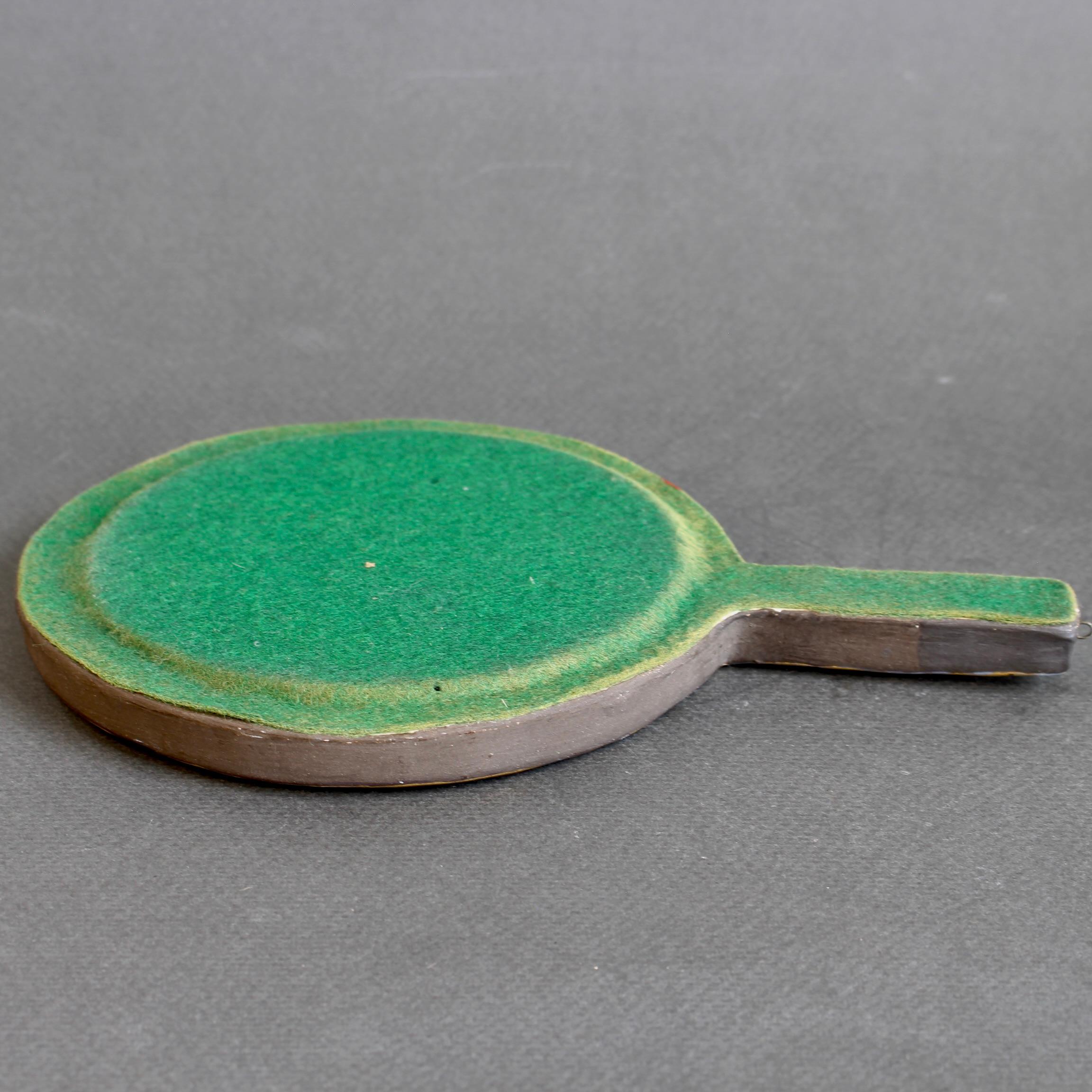 Miroir à main vintage en céramique française par Mithé Espelt en vente 7