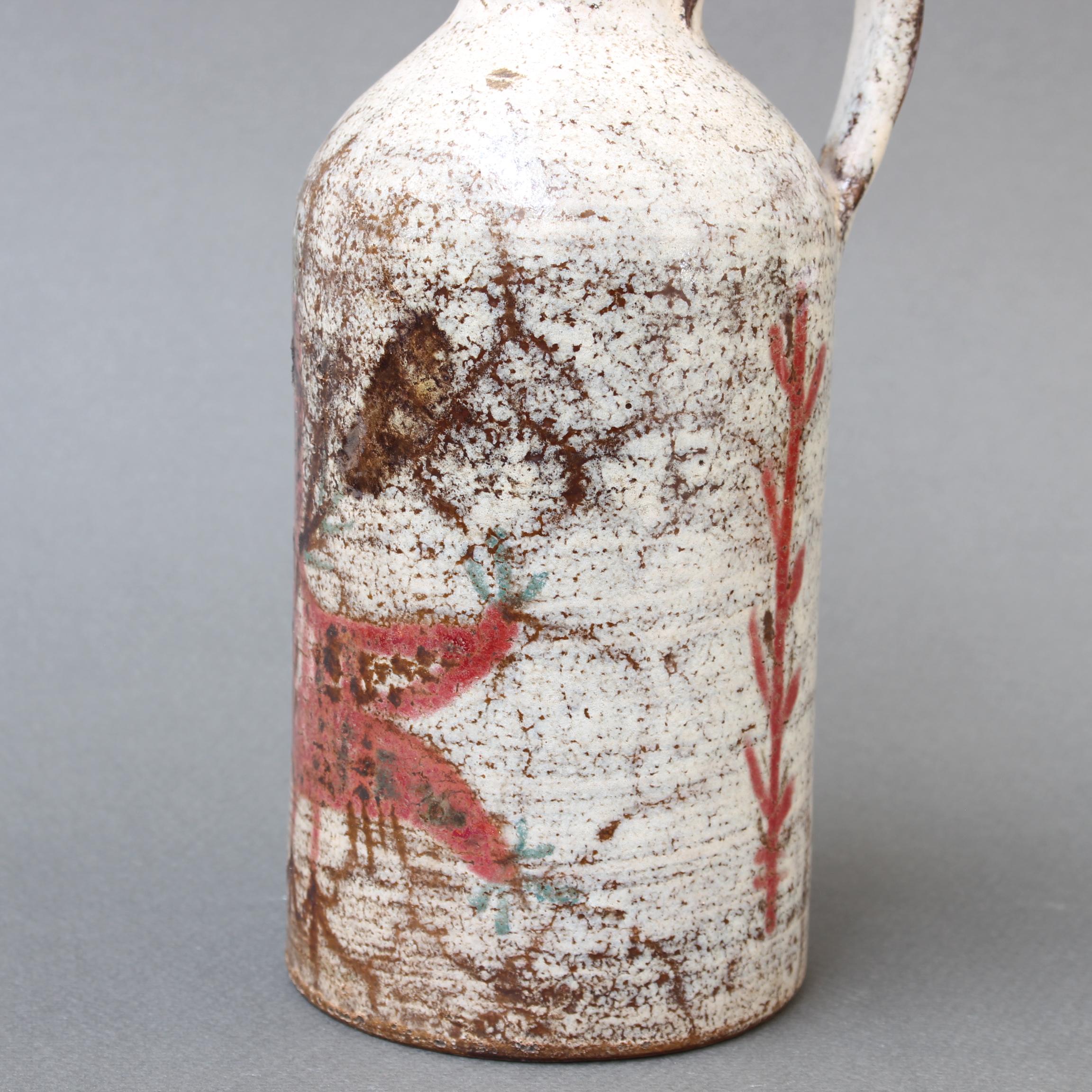 Vintage French Ceramic Jug by Le Mûrier 'circa 1960s' For Sale 5