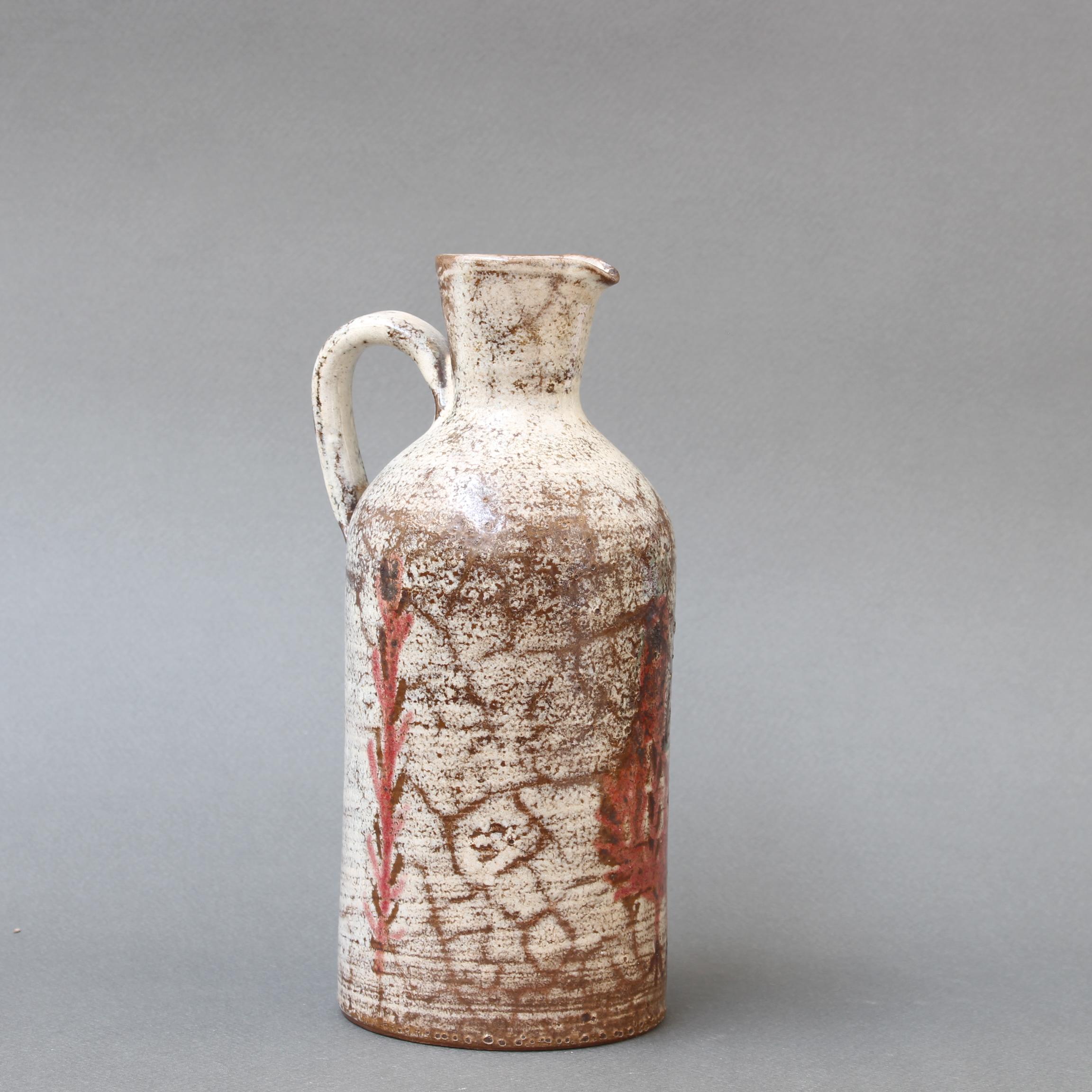 Vintage French Ceramic Jug by Le Mûrier 'circa 1960s' For Sale 1