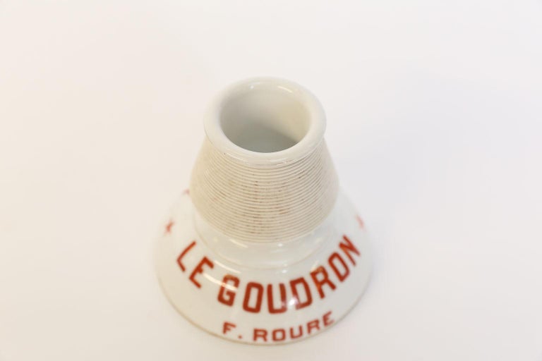 Vintage French Ceramic Match Striker at 1stDibs