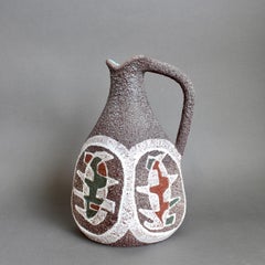Vintage French Ceramic Pitcher by Accolay