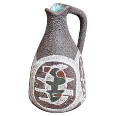 Vintage French Ceramic Pitcher by Accolay