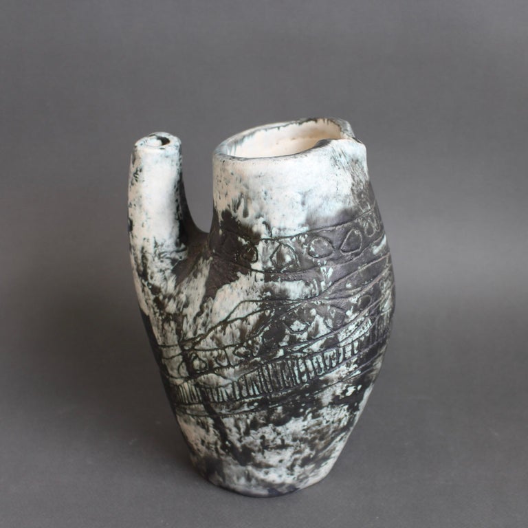 Vintage French Ceramic Pitcher by Jacques Blin (circa 1950s) For