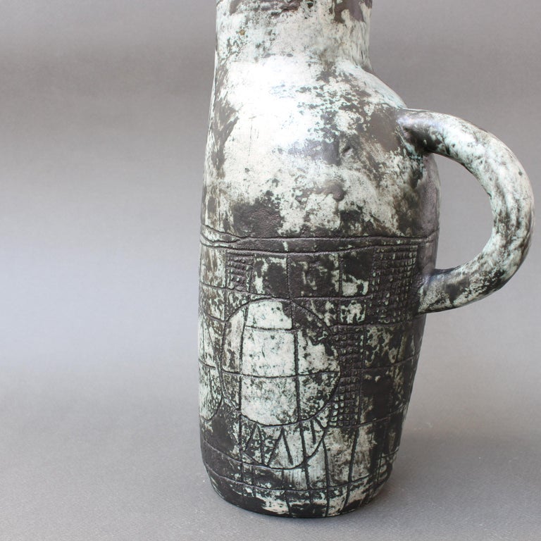 Vintage French Ceramic Pitcher by Jacques Blin, circa 1960s For Sale 5