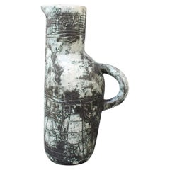 Retro French Ceramic Pitcher by Jacques Blin, circa 1960s