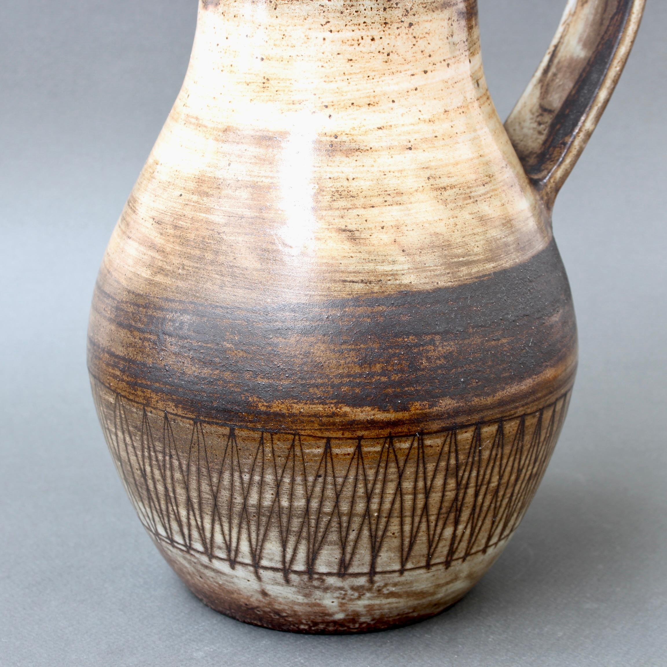 Vintage French Ceramic Pitcher by Jacques Pouchain, Atelier Dieulefit 11