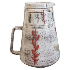 Pichet Vintage en céramique française par Le Mûrier