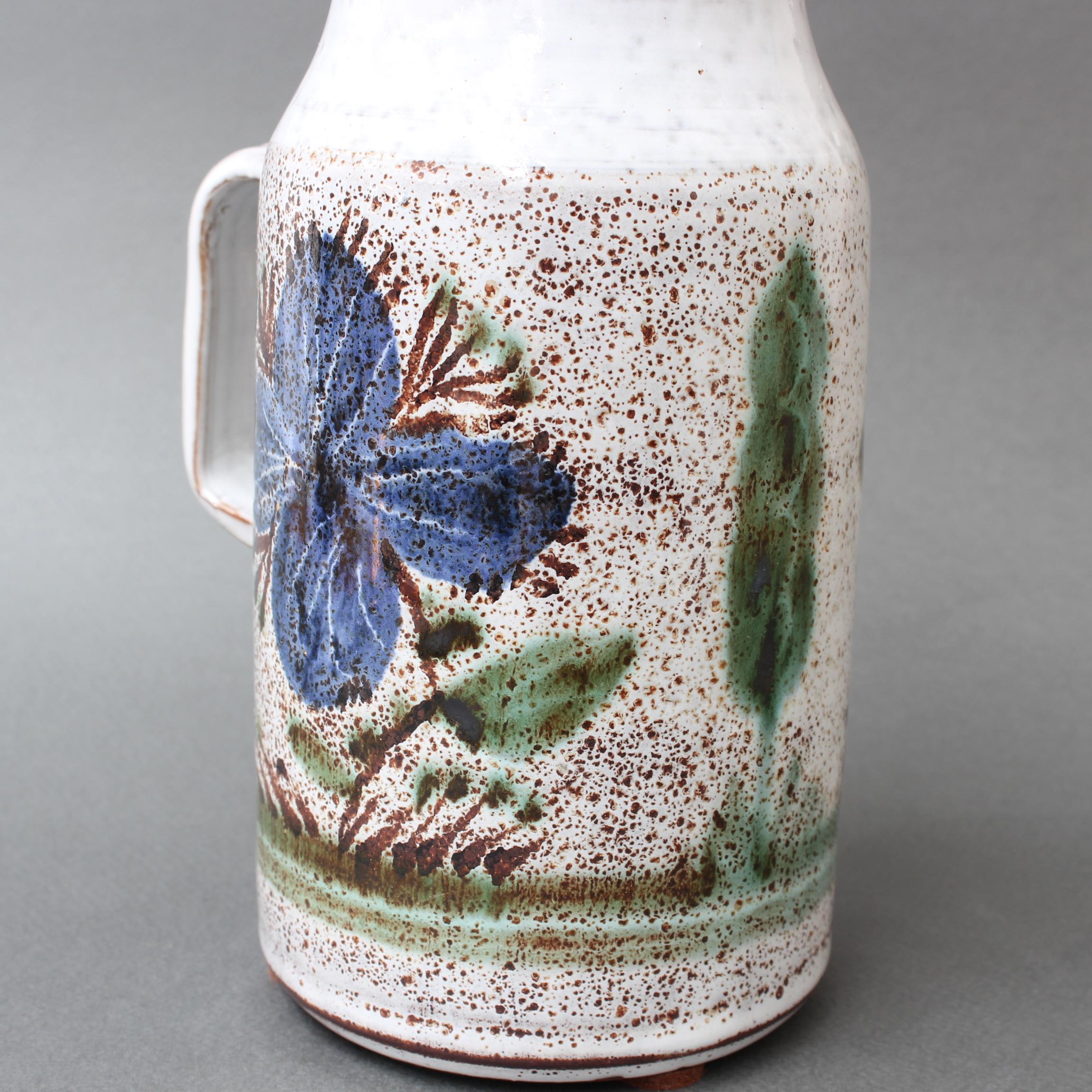Vintage French Ceramic Pitcher by Michel Barbier, circa 1960s 4