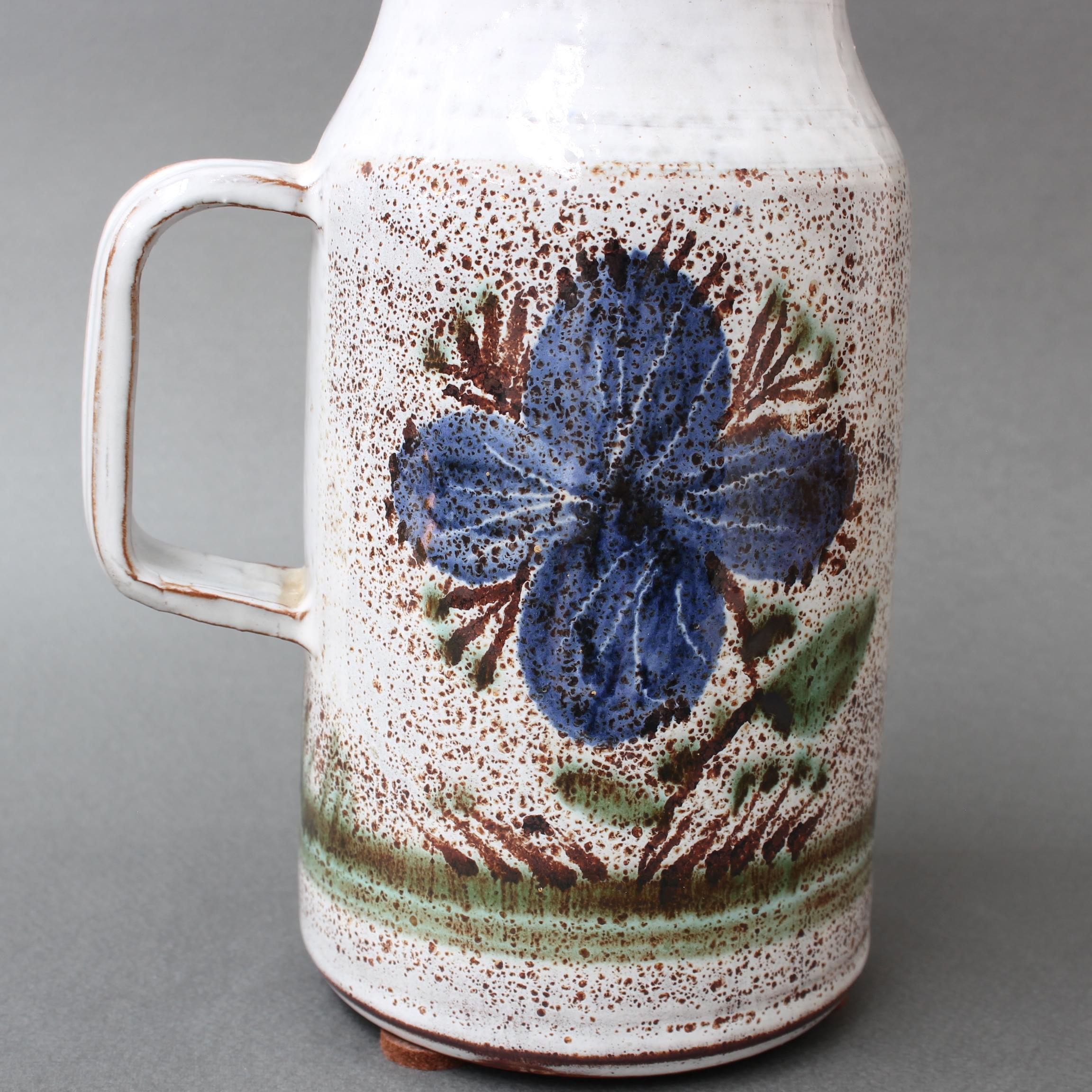 Vintage French Ceramic Pitcher by Michel Barbier, circa 1960s 5
