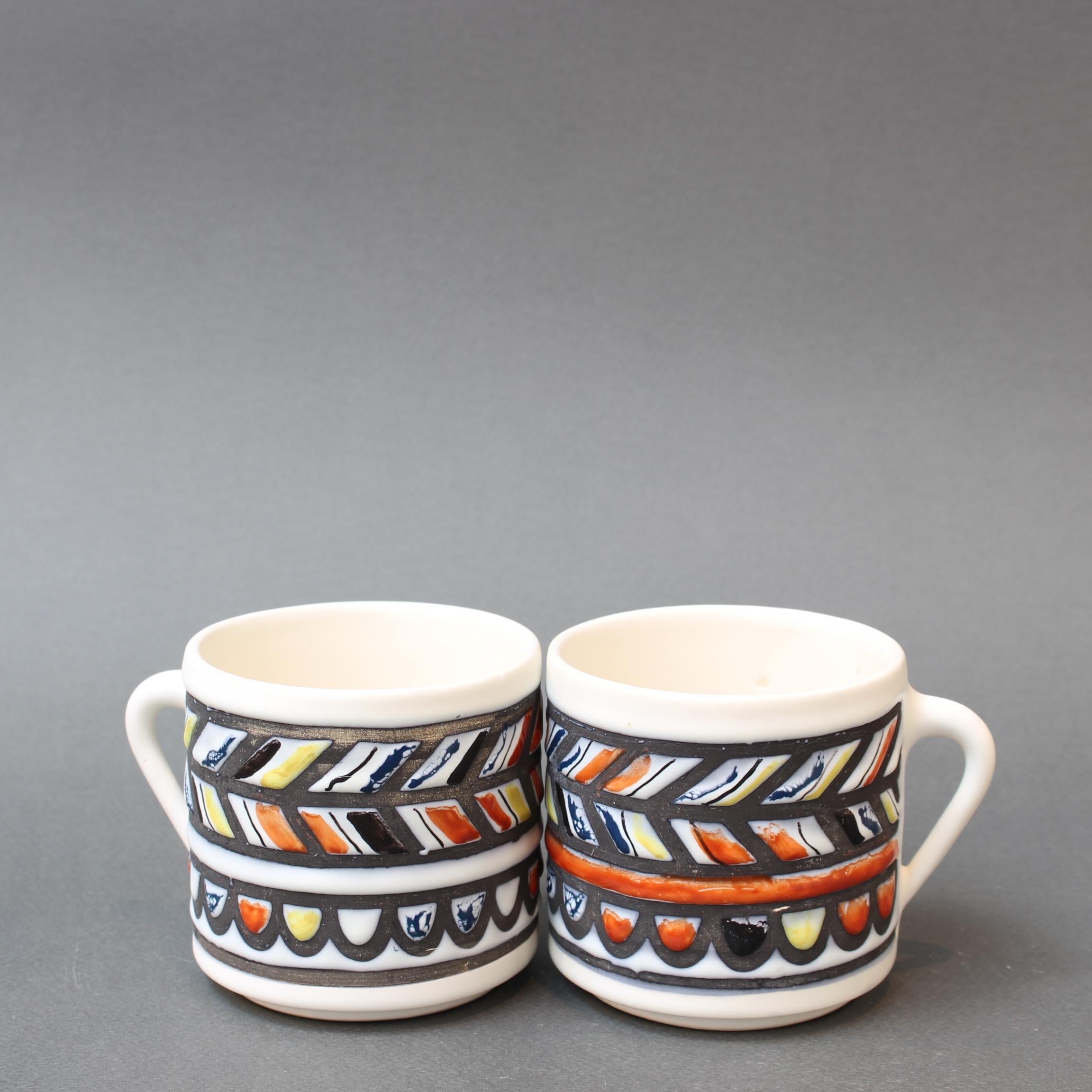 Vintage French Ceramic Set of Vessels by Roger Capron (circa 1960s) For Sale 1