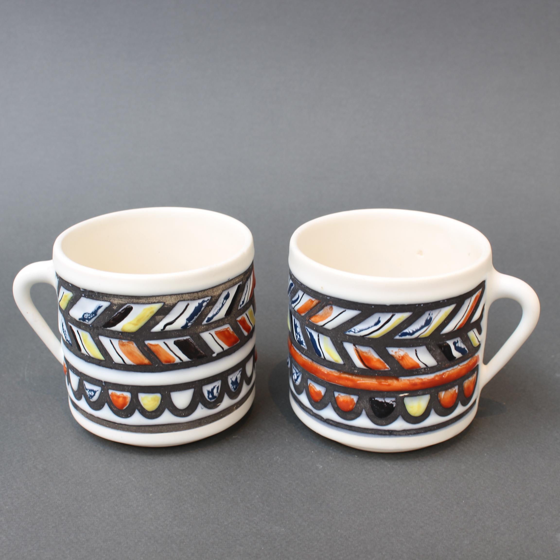 Vintage French Ceramic Set of Vessels by Roger Capron (circa 1960s) For Sale 2