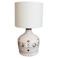Vintage French Ceramic Table Lamp Attributed to Georges Pelletier
