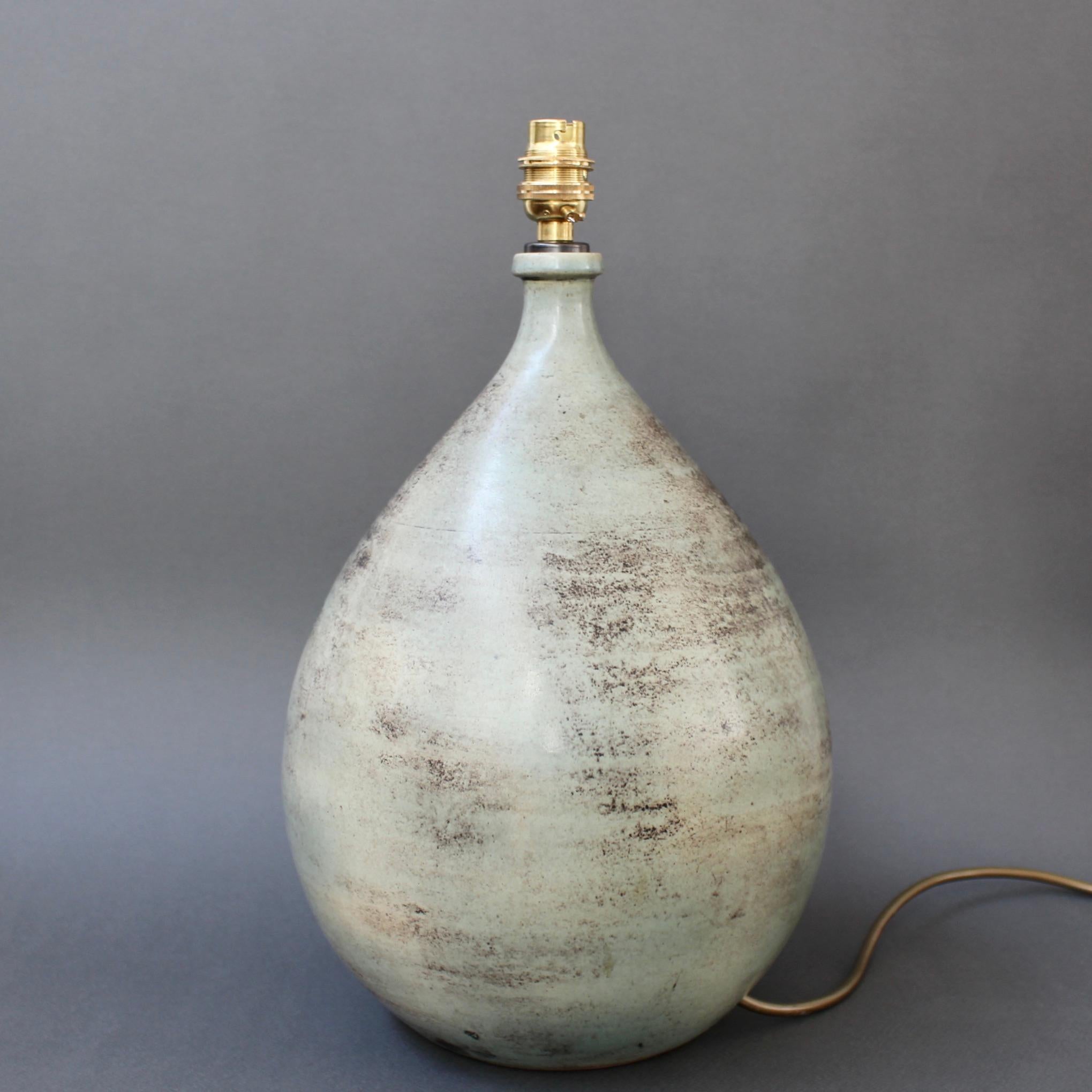 Mid-20th Century Vintage French Ceramic Table Lamp by Jacques Blin, 'circa 1950s'