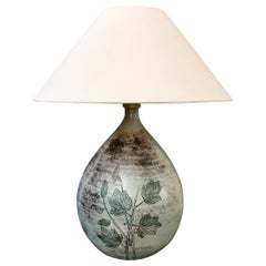 Vintage French Ceramic Table Lamp by Jacques Blin, 
circa 1950s
