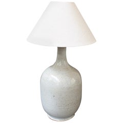 Vintage French Ceramic Table Lamp by Poterie du Soleil, circa 1980s