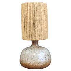 Lampe de table vintage en céramique française (circa 1970)