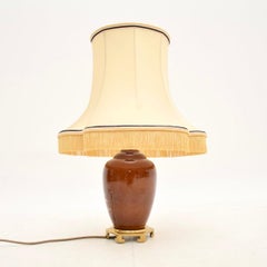 Vintage French Ceramic Table Lamp