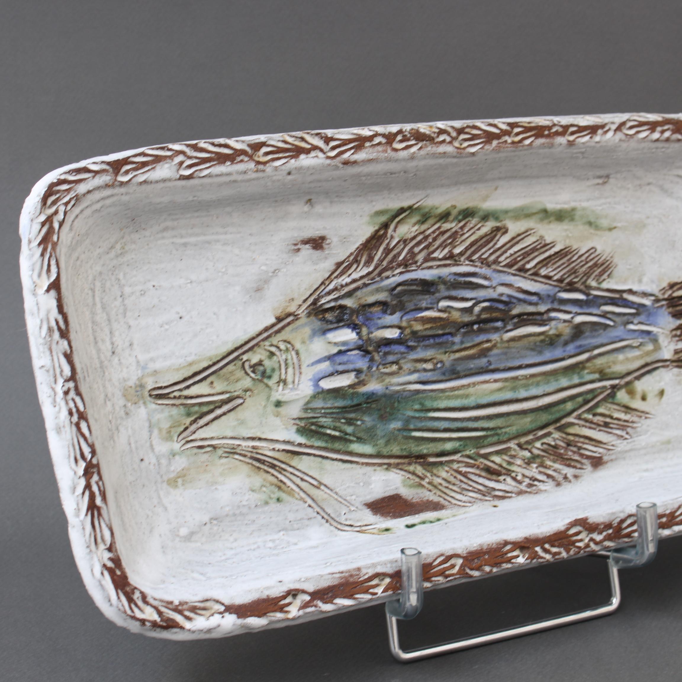 Vintage French Ceramic Tray by Albert Thiry, 'circa 1970s' For Sale 4