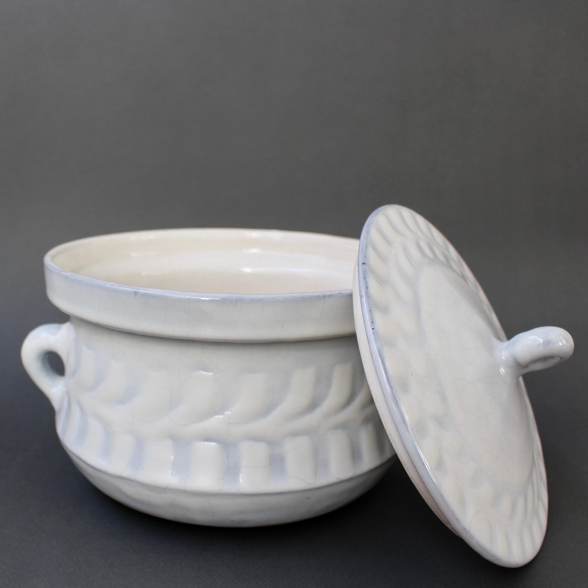 Mid-20th Century Vintage French Ceramic Tureen by Roger Capron, 'circa 1960s' For Sale