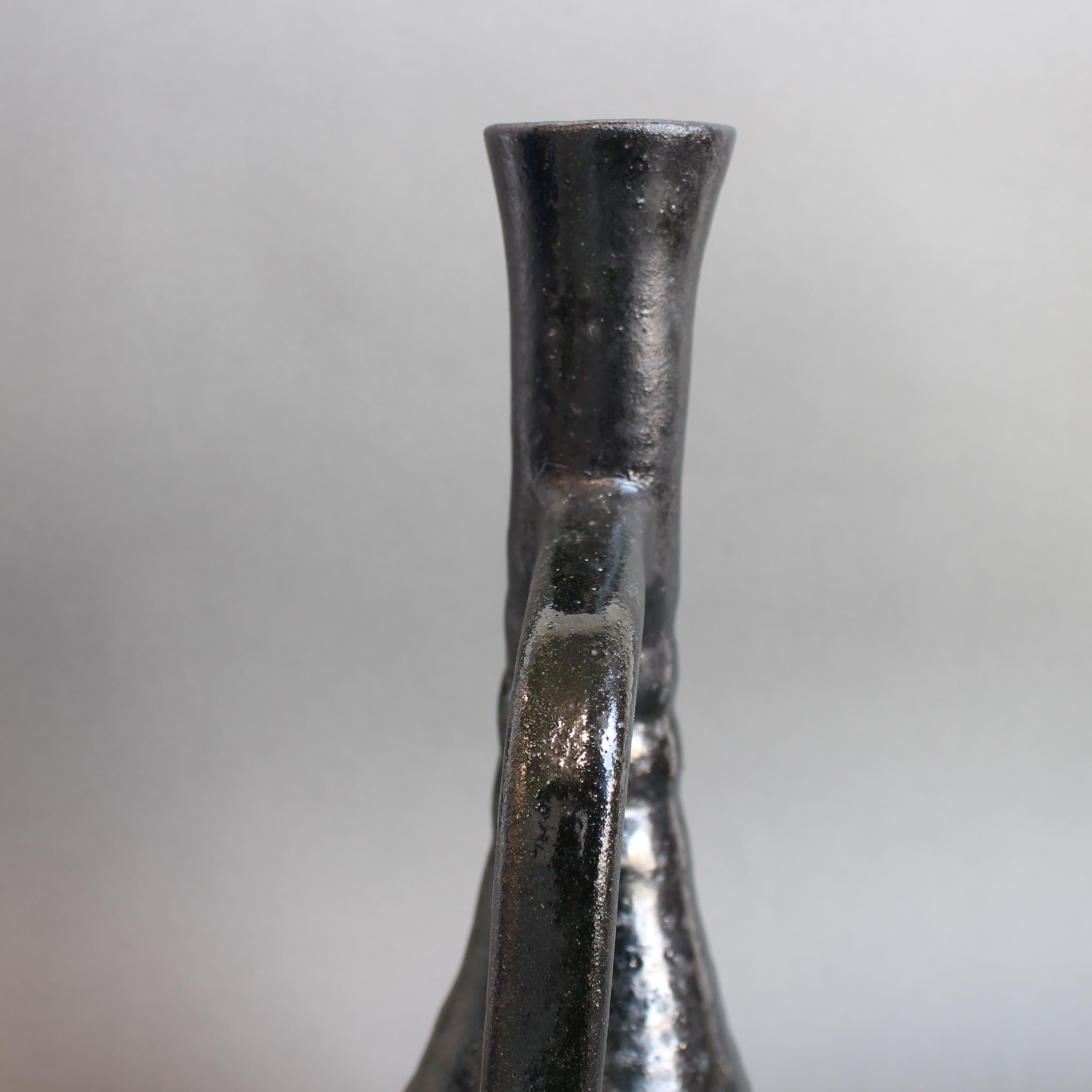 Vintage French Ceramic Vase by Accolay (circa 1960s) For Sale 5