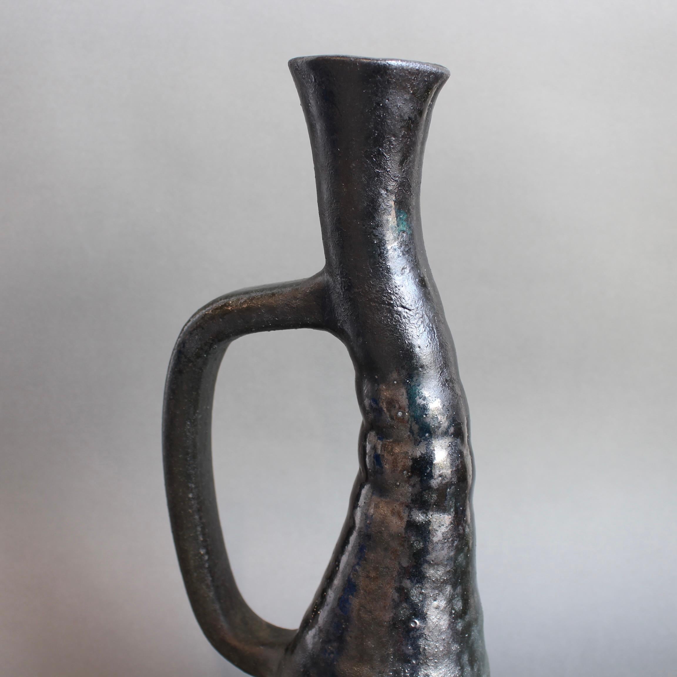 Vintage French Ceramic Vase by Accolay (circa 1960s) For Sale 9