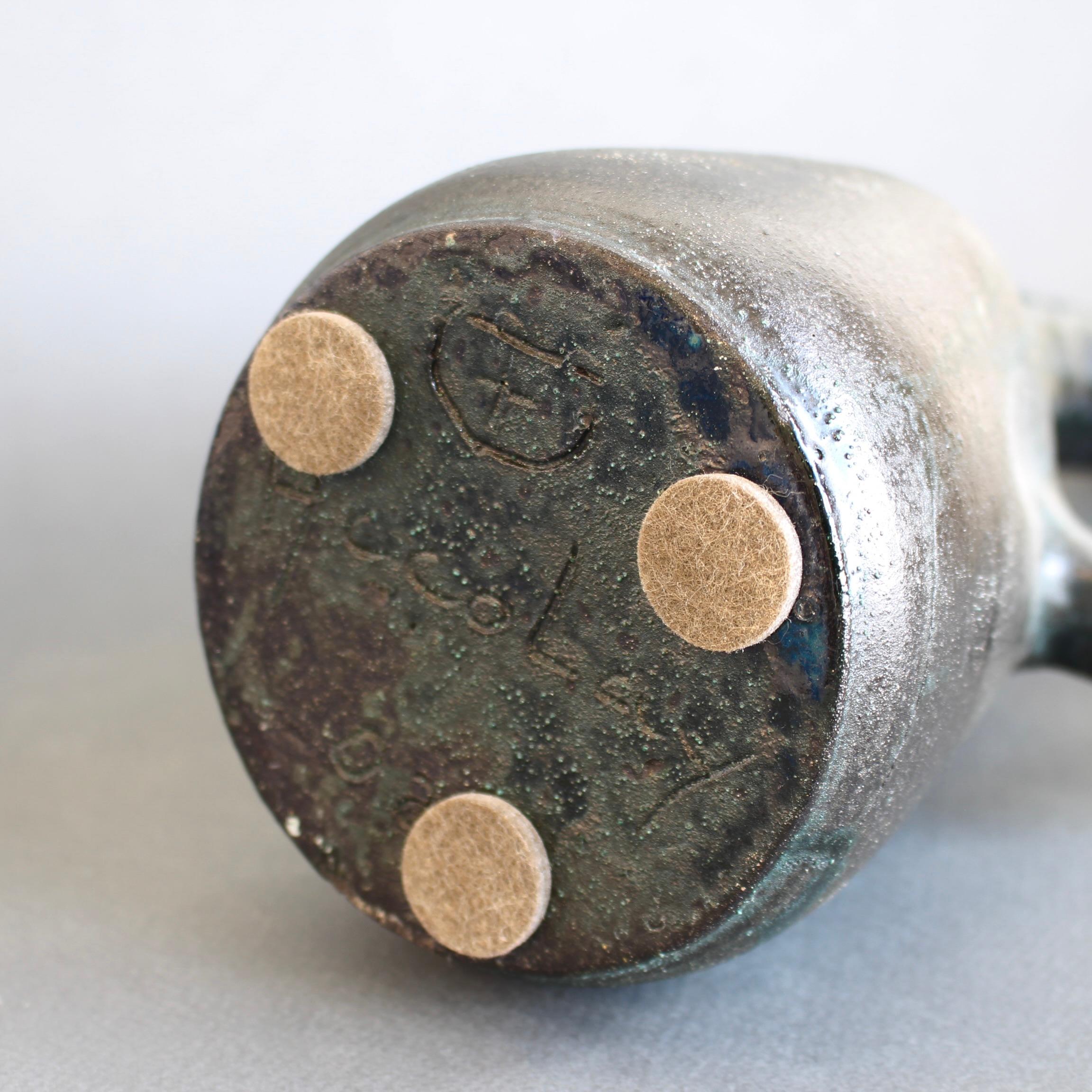 Vintage French Ceramic Vase by Accolay (circa 1960s) For Sale 11