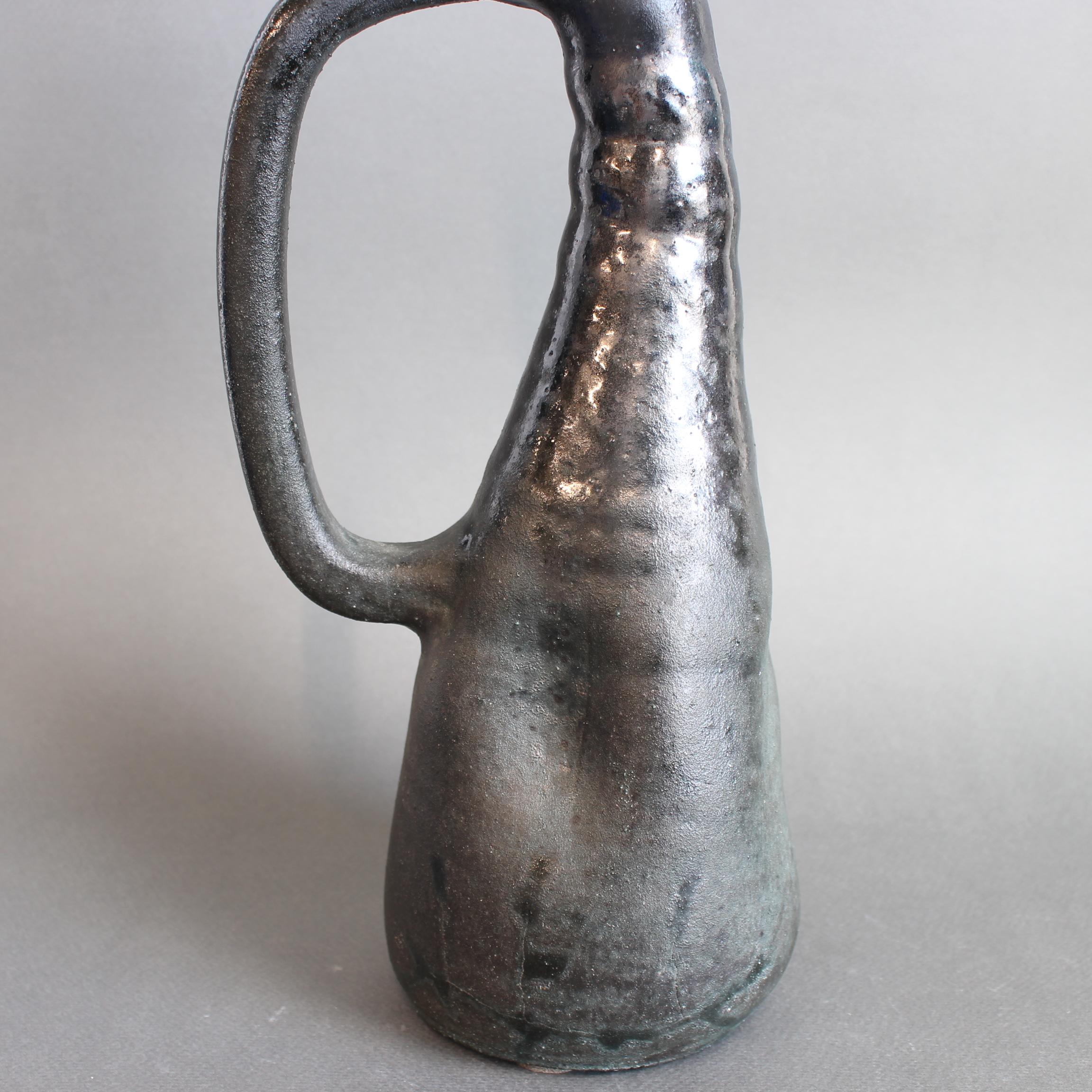 Vintage French Ceramic Vase by Accolay (circa 1960s) For Sale 14
