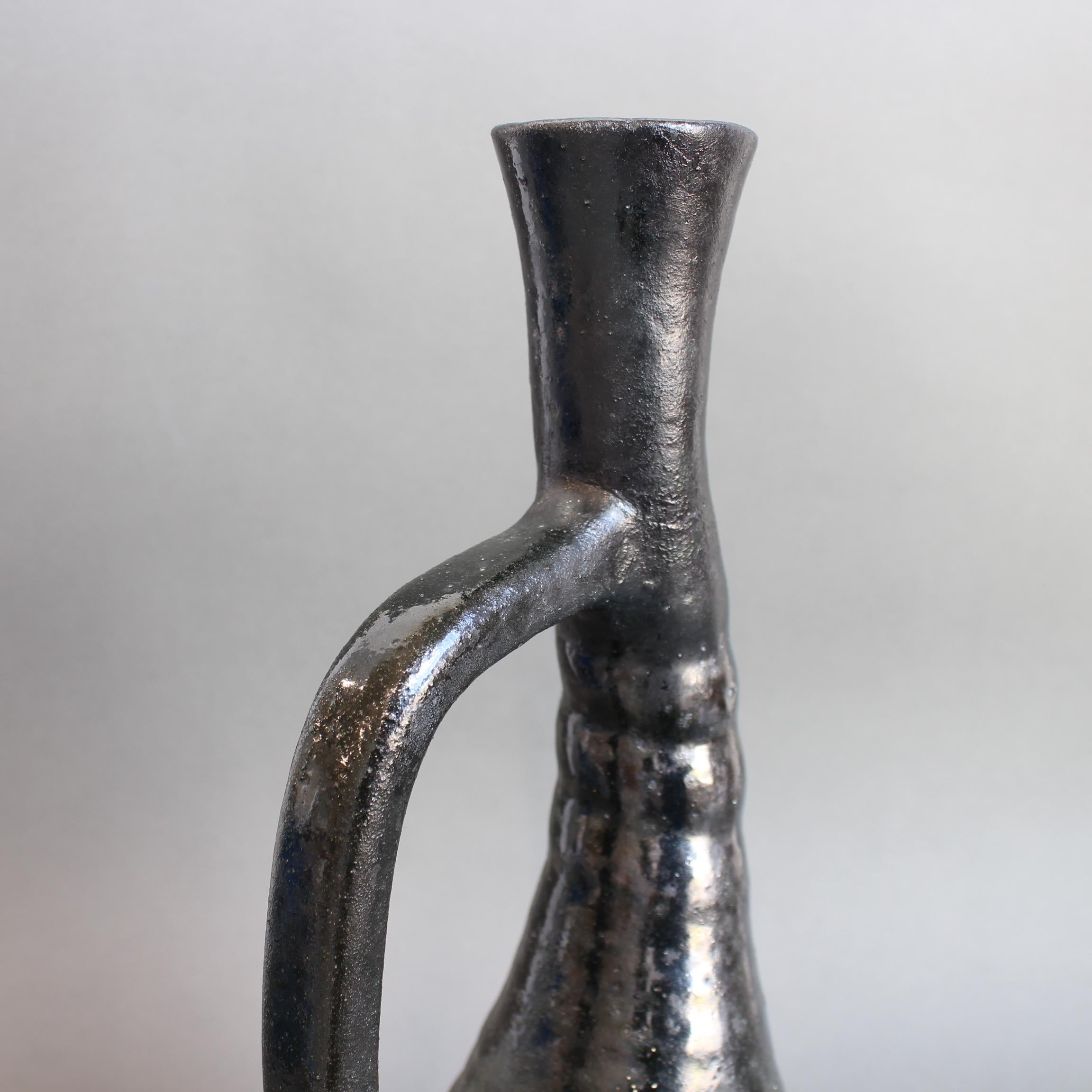 Vintage French Ceramic Vase by Accolay (circa 1960s) For Sale 15