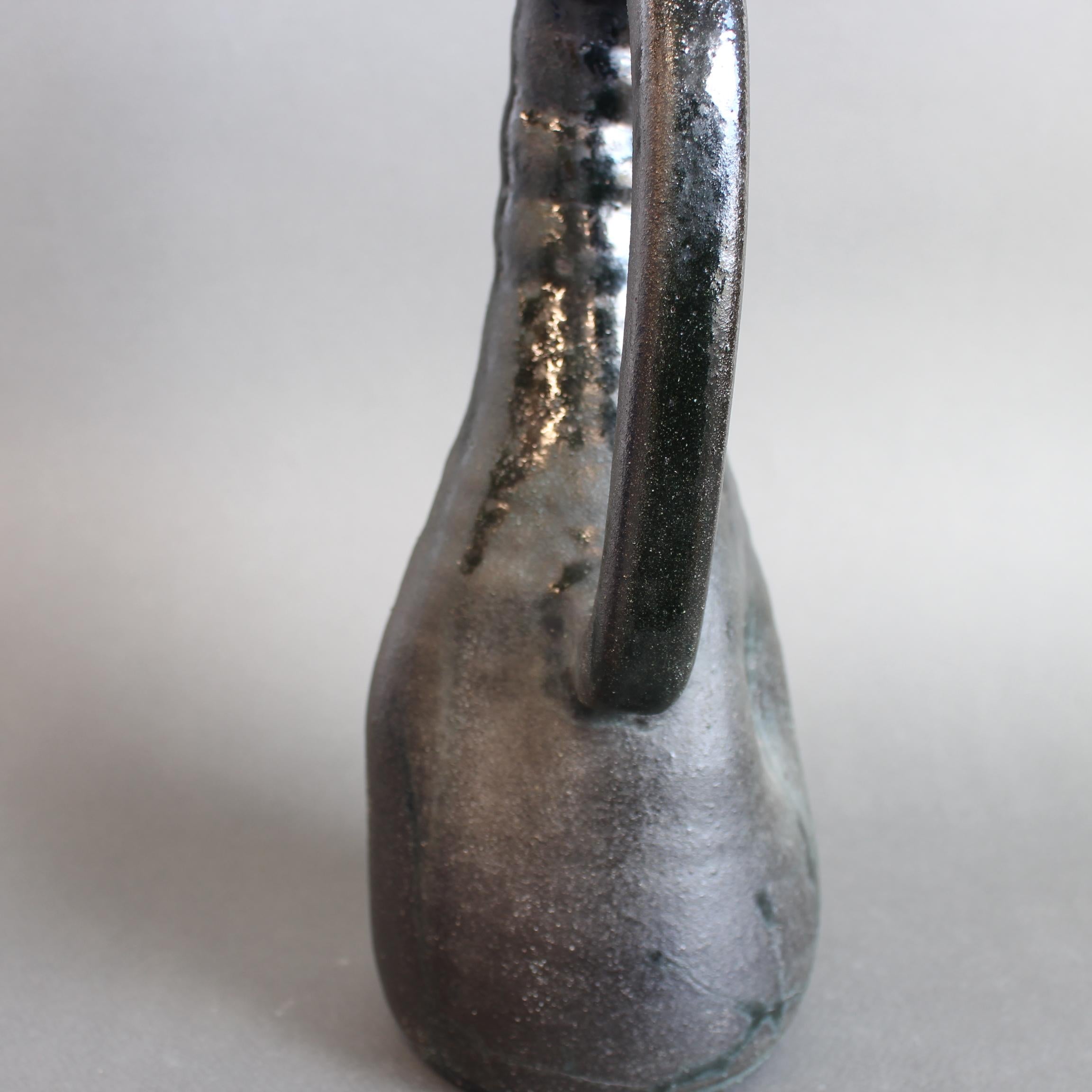 Mid-20th Century Vintage French Ceramic Vase by Accolay (circa 1960s) For Sale