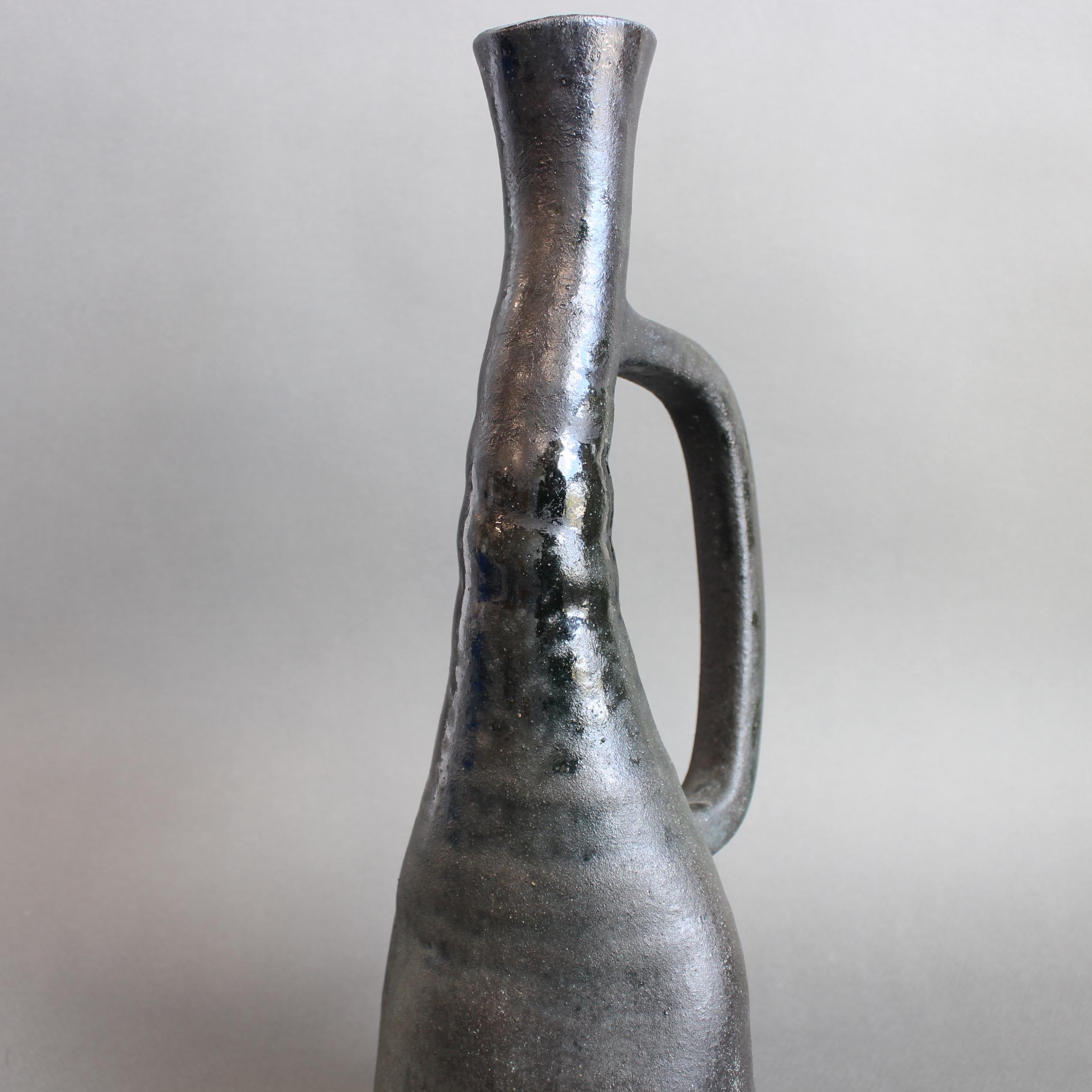 Vintage French Ceramic Vase by Accolay (circa 1960s) For Sale 1