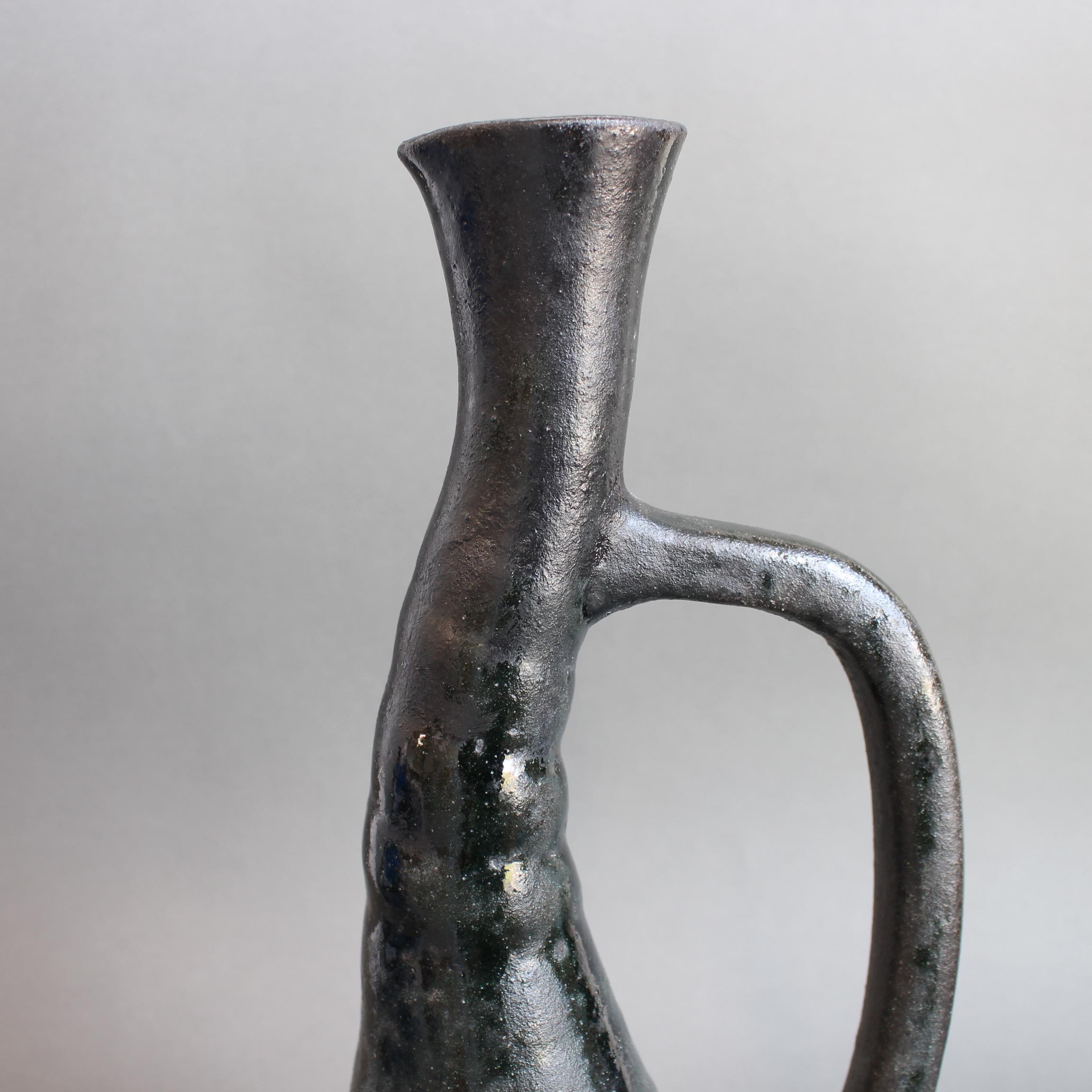 Vintage French Ceramic Vase by Accolay (circa 1960s) For Sale 3