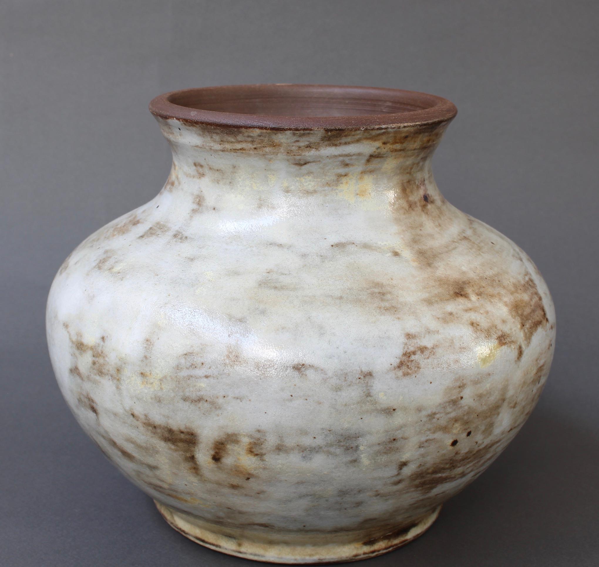 Mid-20th Century Vintage French Ceramic Vase by Alexandre Kostanda 'circa 1960s' For Sale