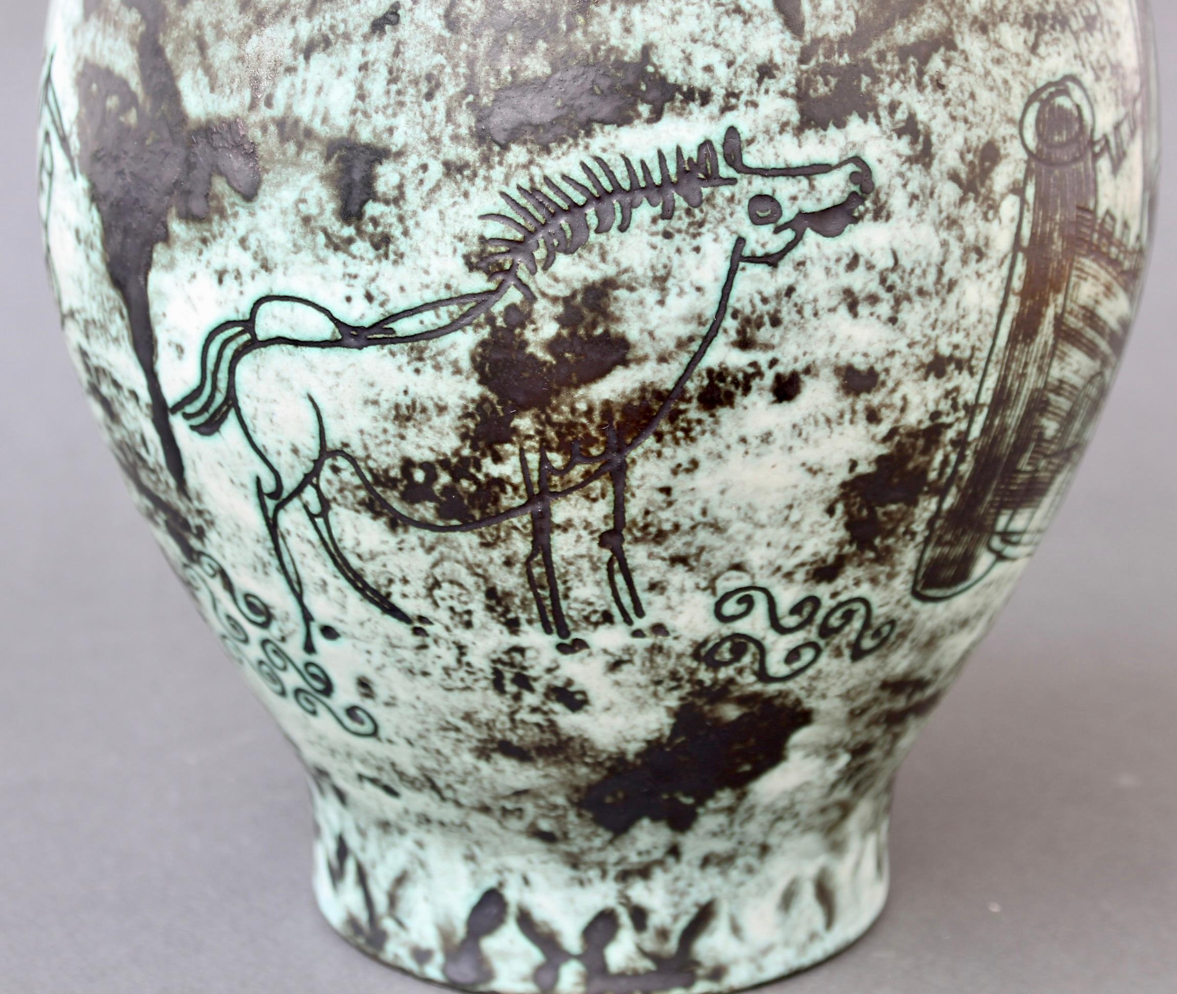 Vintage French Ceramic Vase by Jacques Blin (circa 1950s) For Sale 11