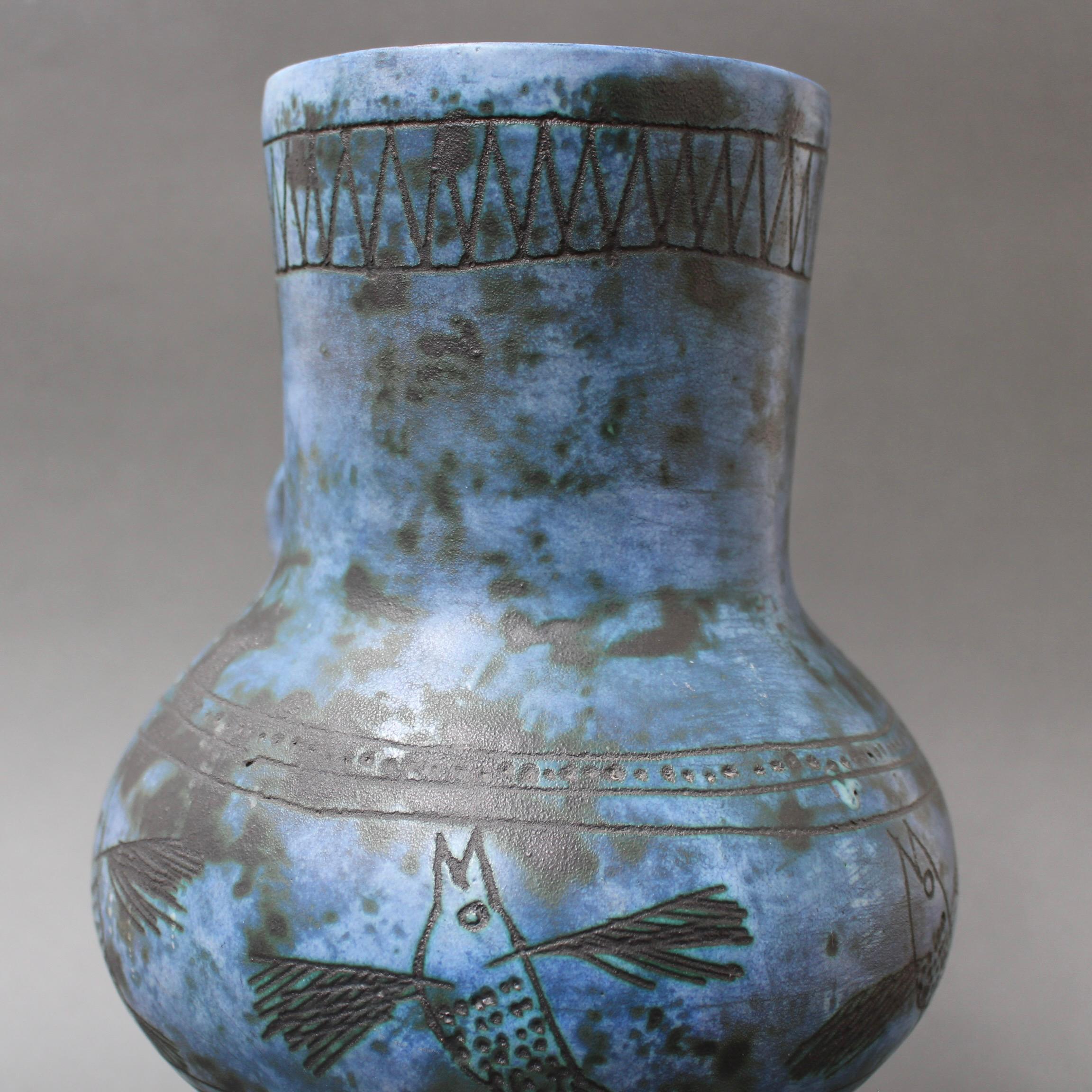 Vintage French Ceramic Vase by Jacques Blin, 'circa 1950s' For Sale 11
