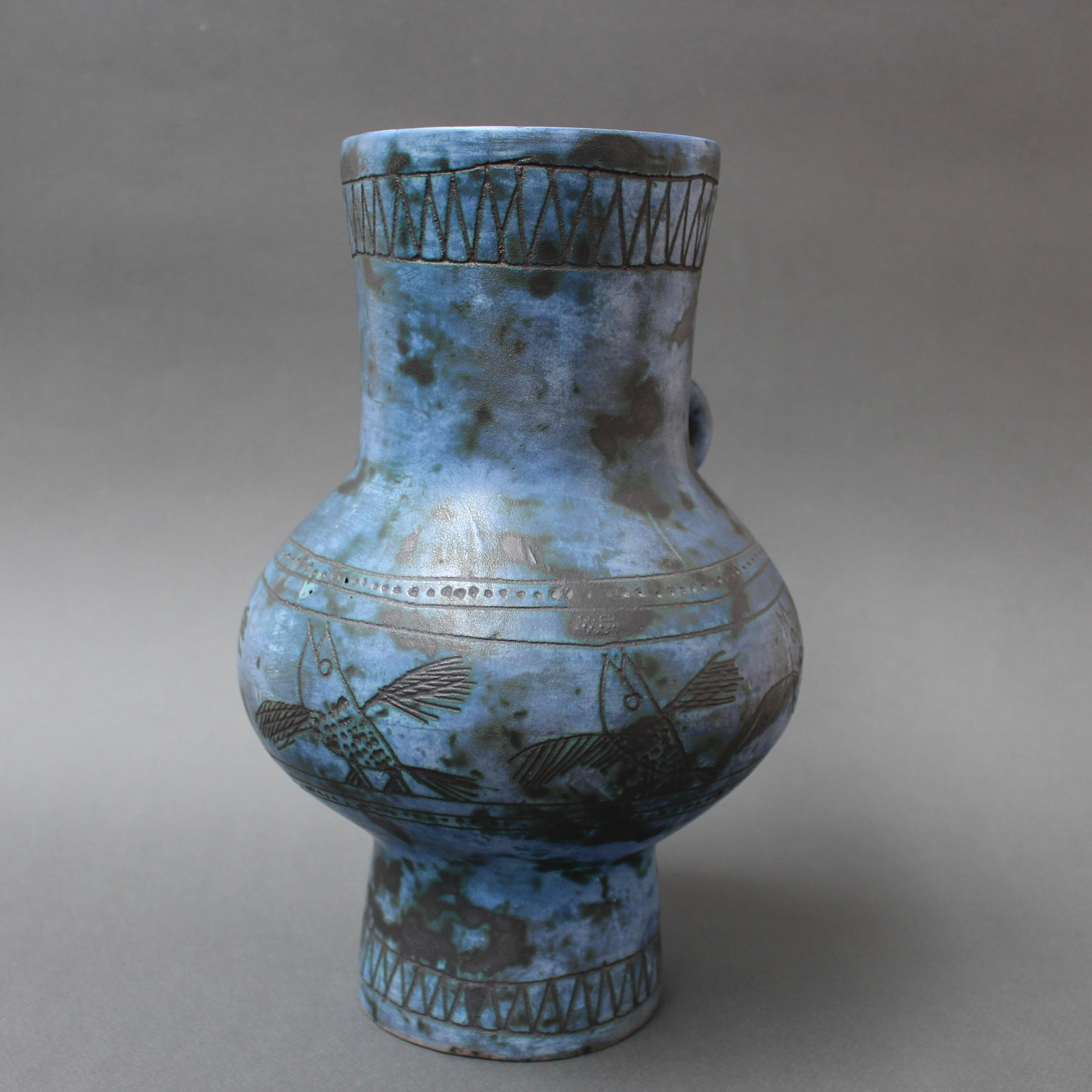 Vintage French Ceramic Vase by Jacques Blin, 'circa 1950s' For Sale 1