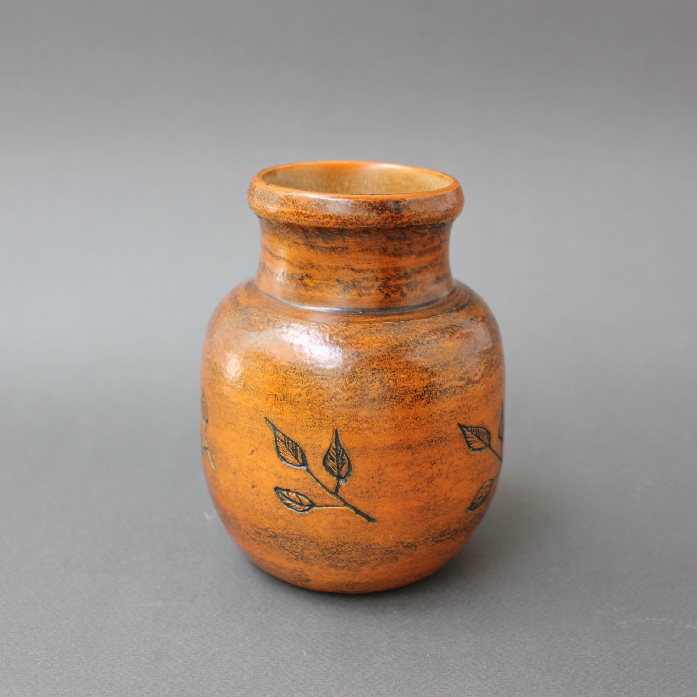 Vintage French Ceramic Vase by Jacques Blin 'circa 1950s' Small In Good Condition In London, GB