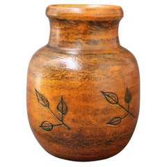 Vintage French Ceramic Vase by Jacques Blin 
circa 1950s
 Small