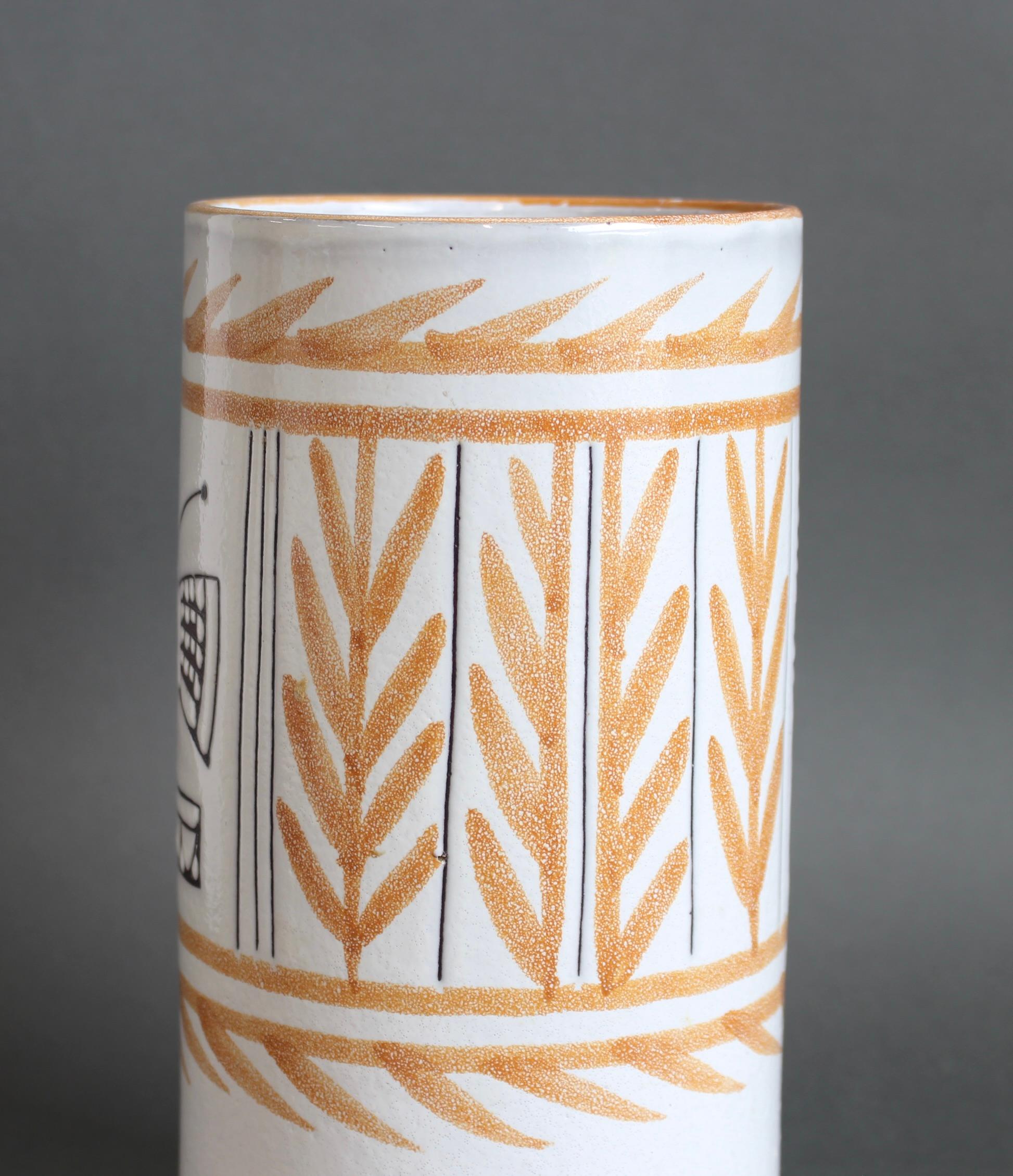 Vaso francese d'epoca in ceramica di Michel Barbier (circa anni '60) in vendita 2