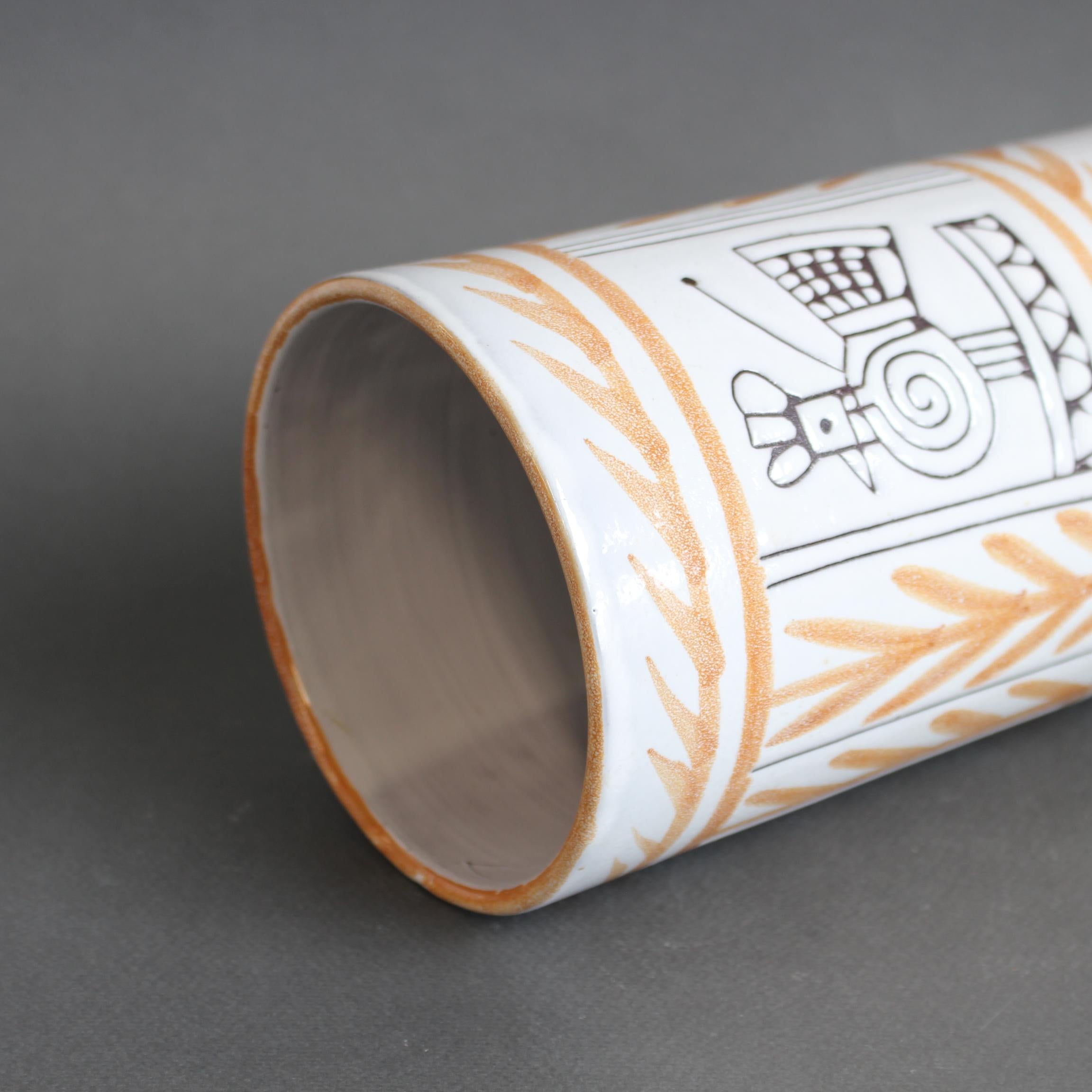 Vaso francese d'epoca in ceramica di Michel Barbier (circa anni '60) in vendita 5
