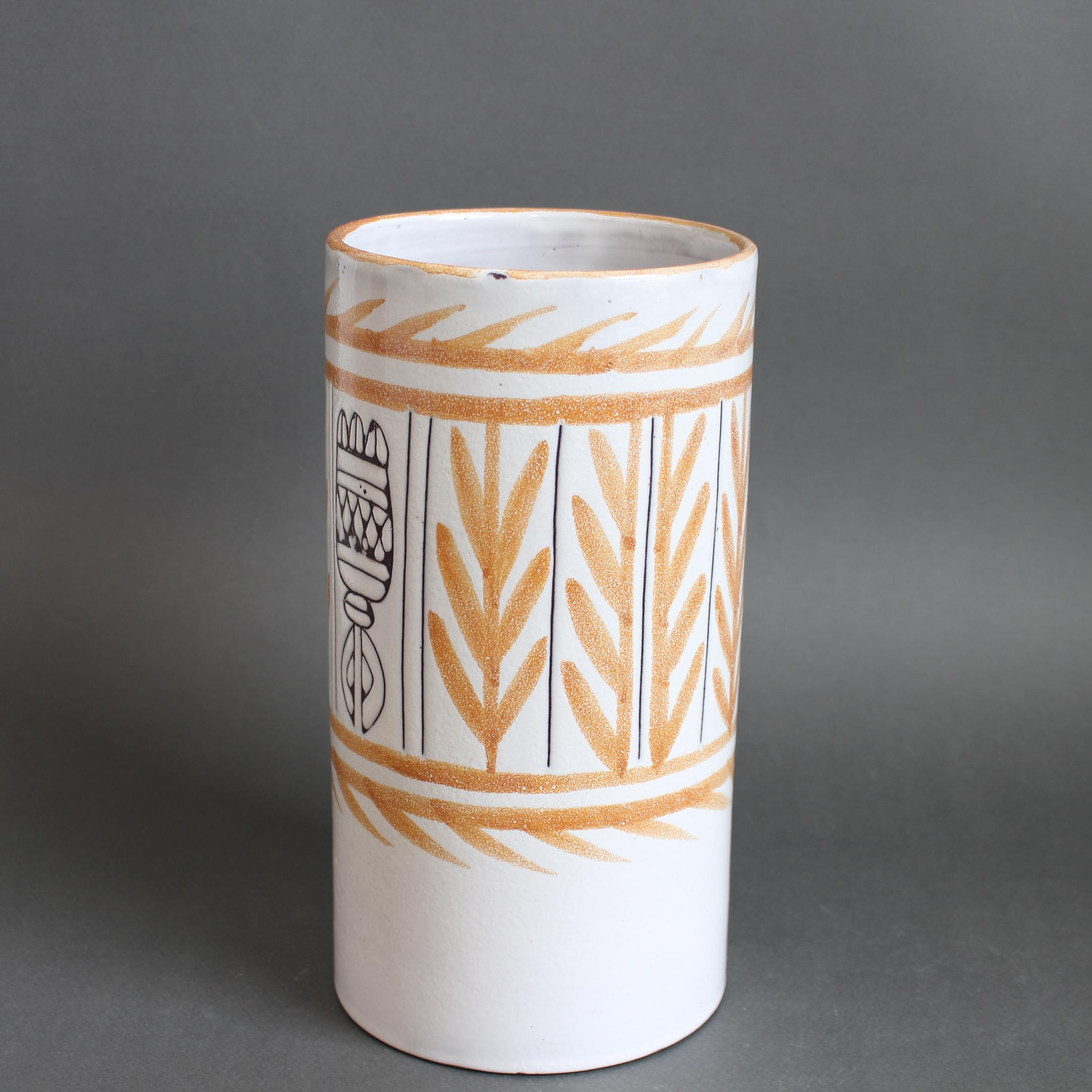 Vaso francese d'epoca in ceramica di Michel Barbier (circa anni '60) In condizioni buone in vendita a London, GB