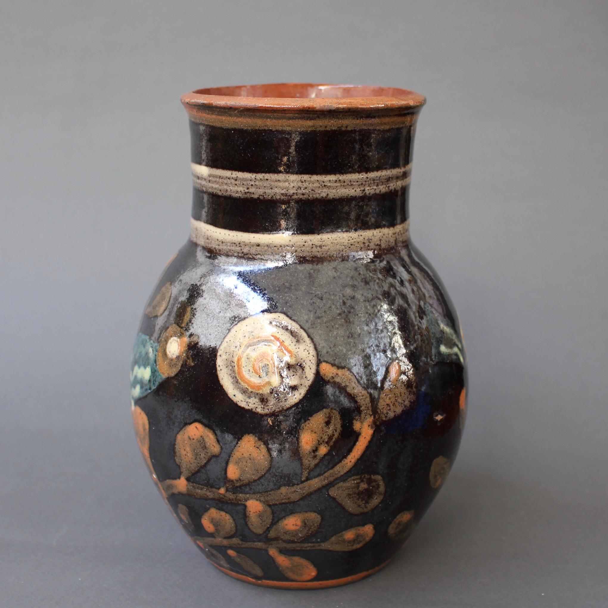 Vintage French Ceramic Vase by Primavera, 'circa 1940s' In Good Condition In London, GB
