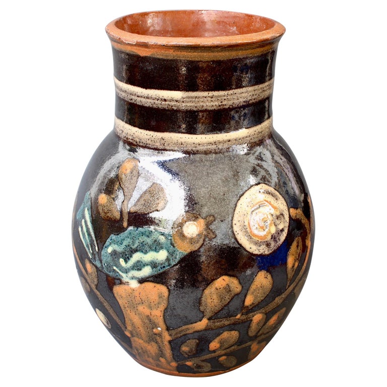 Vintage French Ceramic Vase by Primavera, 'circa 1940s' For Sale