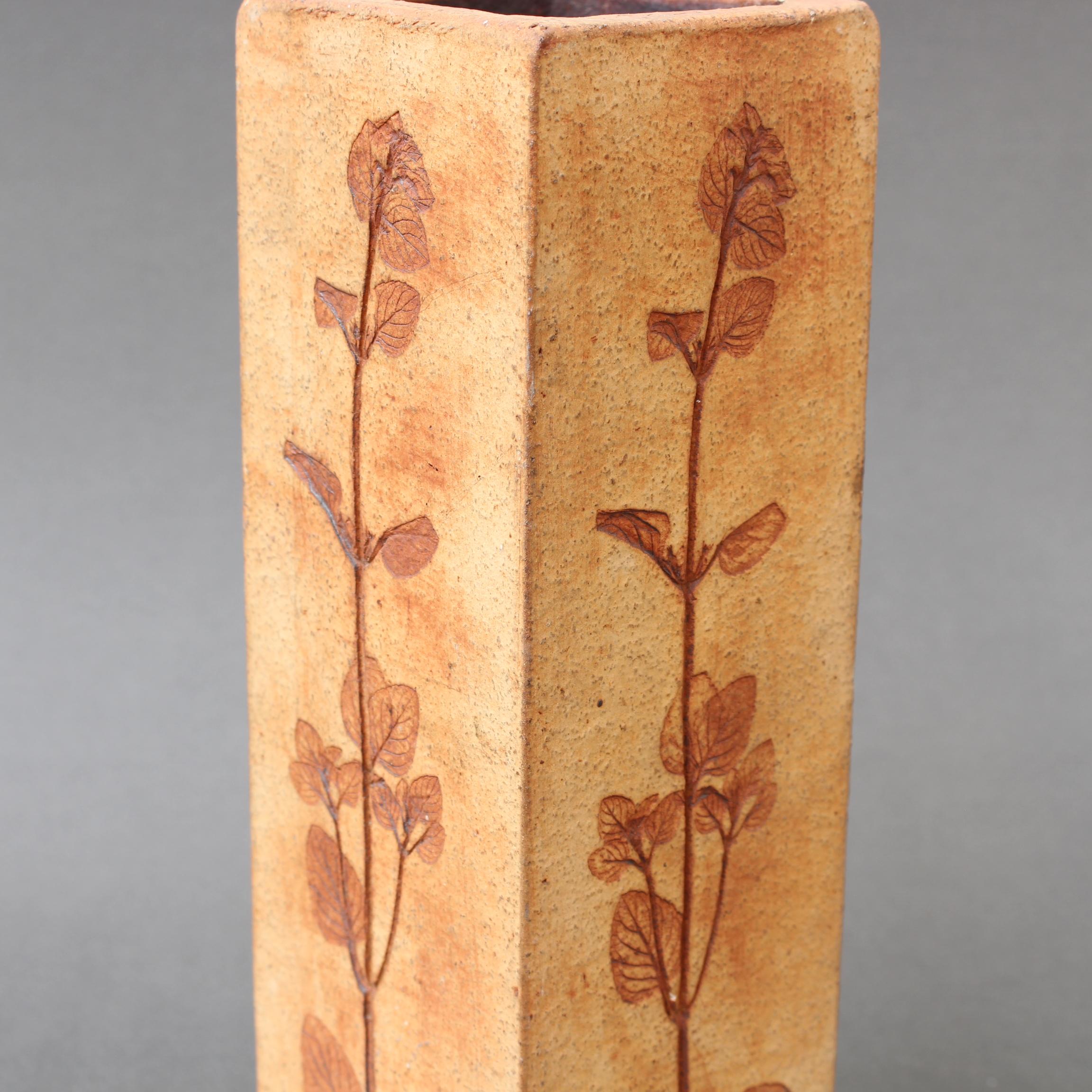 Vintage French Ceramic Vase by Raymonde Leduc 'circa 1960s' 5