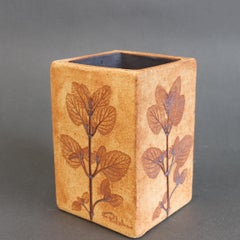 Vaso francese d'epoca in ceramica di Raymonde Leduc