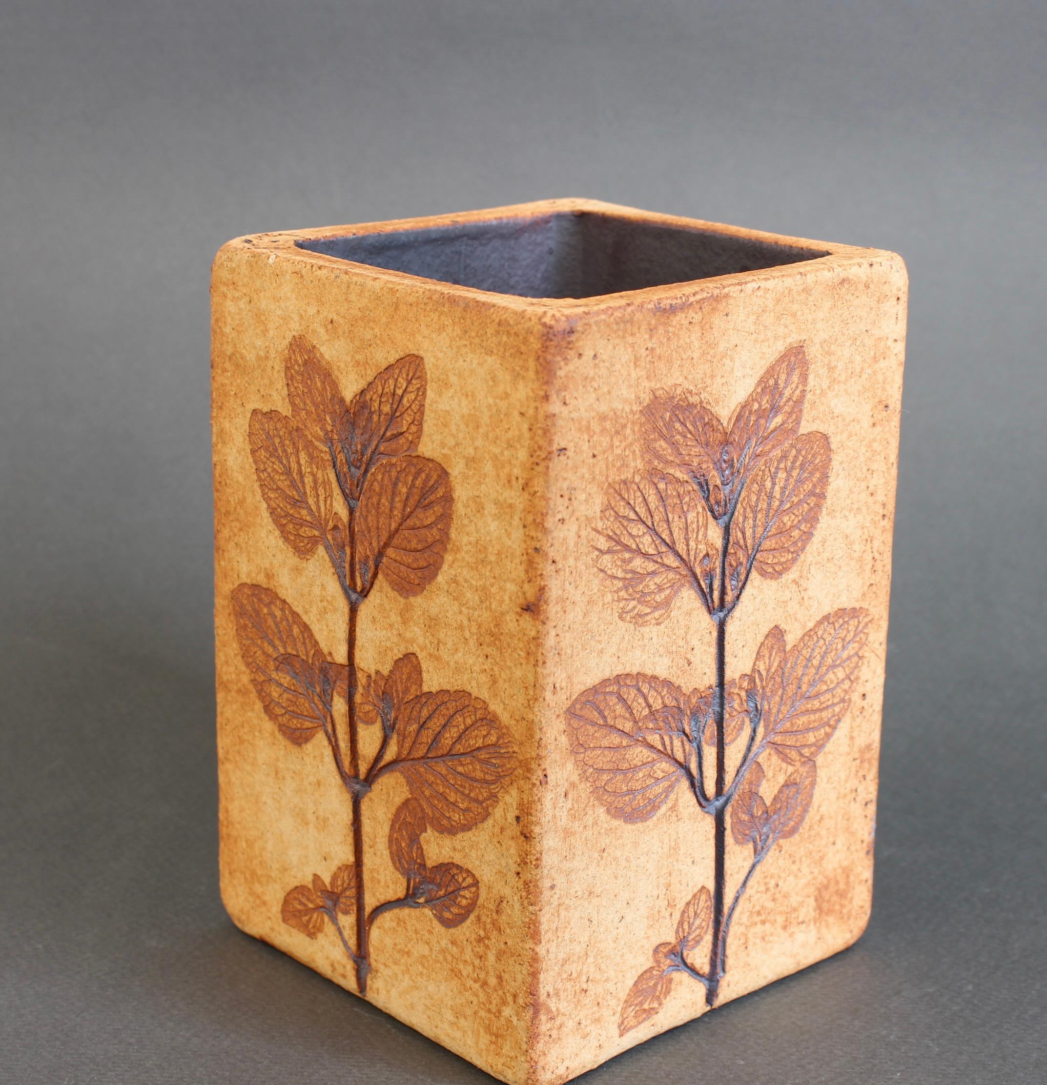 Vaso francese d'epoca in ceramica di Raymonde Leduc In condizioni buone in vendita a London, GB