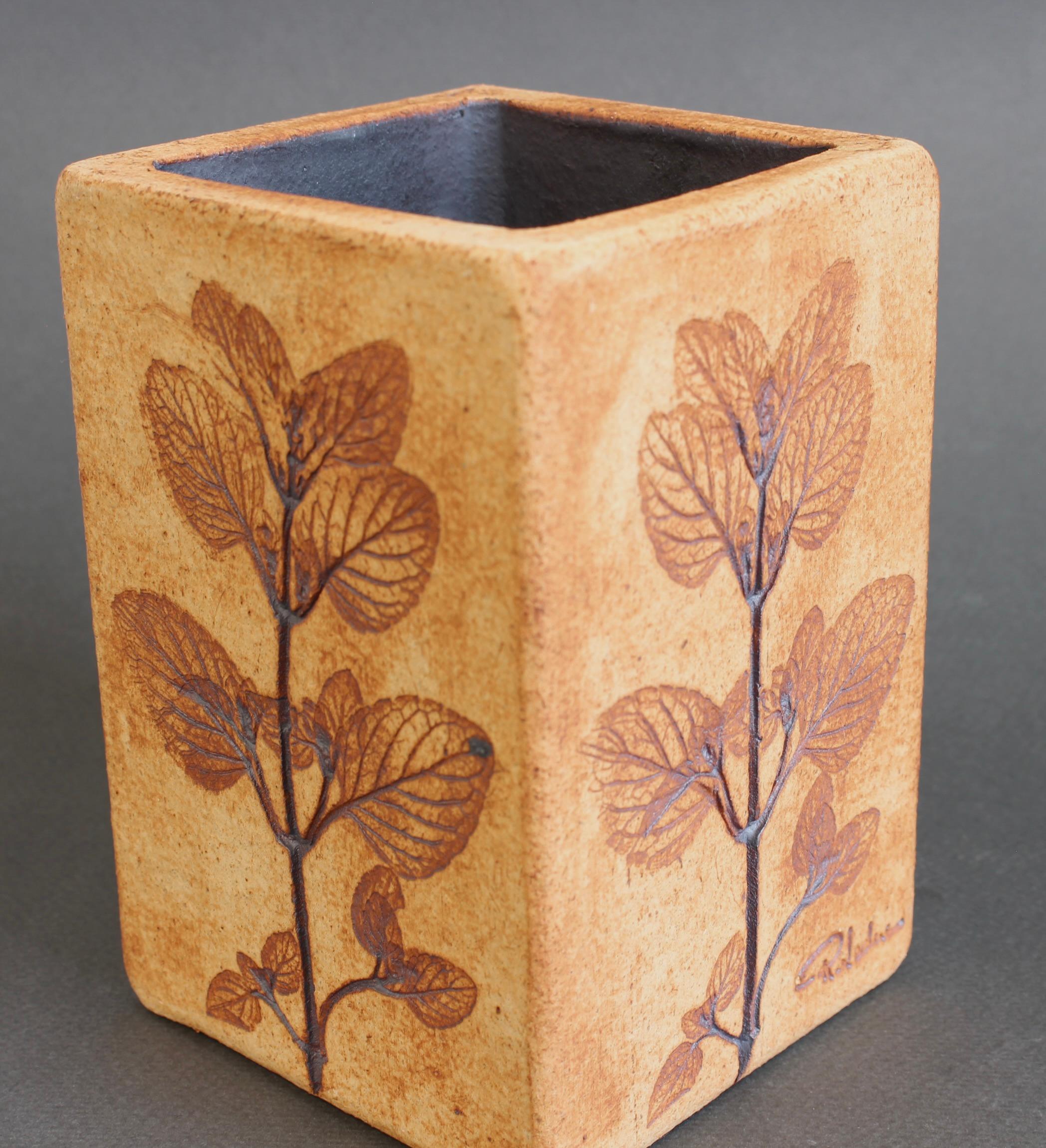 Vaso francese d'epoca in ceramica di Raymonde Leduc in vendita 1