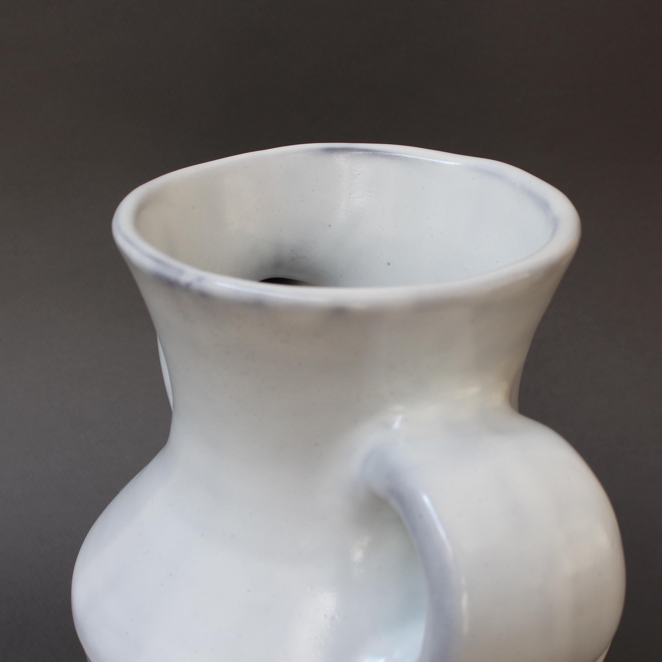 Vintage French Ceramic Vase with Handles by Roger Capron, 'circa 1950s' For Sale 13