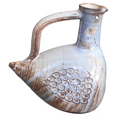 Französischer Zoomorph-Krug aus Keramik (ca. 1960er Jahre)
