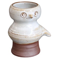 Vintage French Ceramic Zoomorphic Vase by Jacques Pouchain (circa 1960s) - Small
